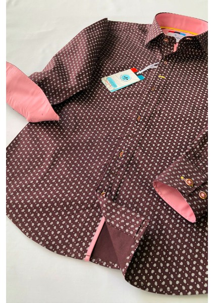 Minik Desenli Uzun Kollu Gömlek fiyatları