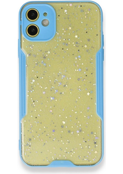 Apple iPhone 12 Uyumlu Platin Simli Arka Koruma