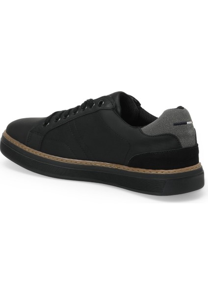 Eldorado 2pr Siyah Erkek Sneaker Suni Deri Düz Taban Rahat Kullanım modelleri
