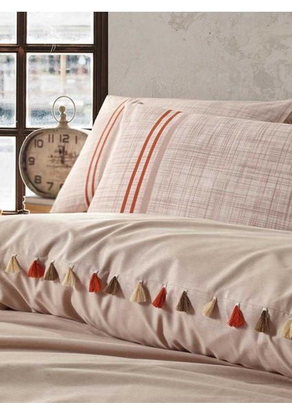 Cotton Box Candy Çift Kişilik Nevresim Takımı Merri Bej fiyatları