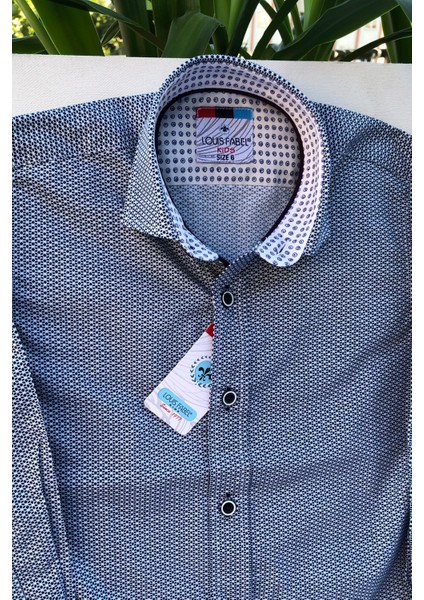 Yeni Sezon Lacivert Küplü Uzun Kol Çocuk Gömlek fiyatları