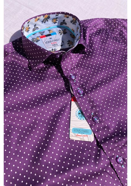 Yeni Sezon Puantiyeli Morl Uzun Kol Çocuk Gömlek fiyatları