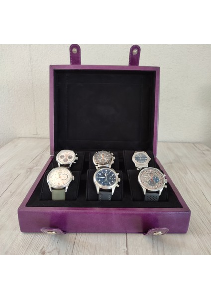 Deri Saat Kutusu / Çoklu Saat Kutusu / Rolex Kutusu / Omega Kutusu / Longines Kutusu / Watch Box
