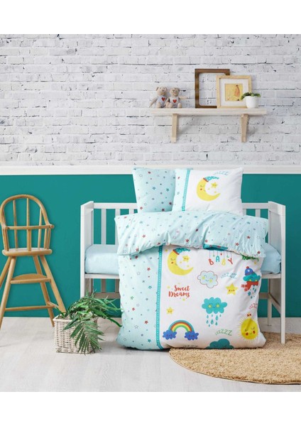 Cotton Box Tatlı Rüyalar Mint Bebek Nevresim Takımı