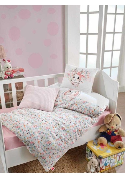 Cotton Box Bebek Nevresim Takımı Bunny Pembe