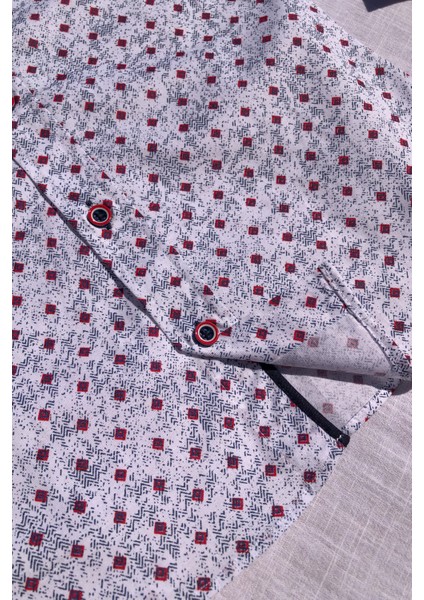 Yeni Sezon Bordo Kareli Uzun Kol Çocuk Gömlek modelleri