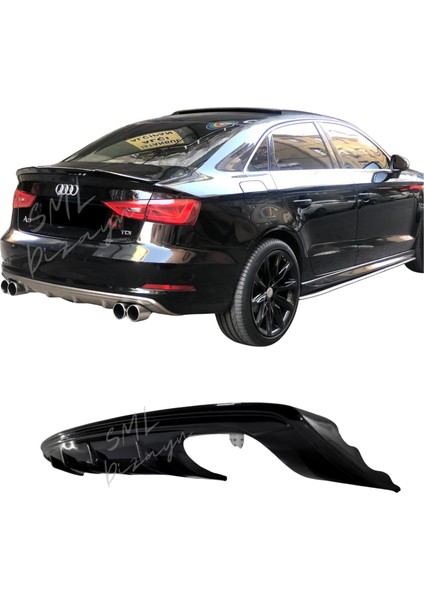 SML Dizayn AUDI-A3-S3-2013 - 2016-SEDAN-DIFÜZÖR (Plastik)