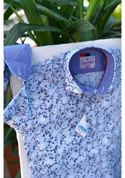 Yeni Sezon Çiçekli Uzun Kol Çocuk Gömlek modelleri