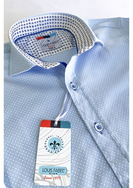 Yeni Sezon Noktalı Uzun Kol Çocuk Gömlek fiyatları