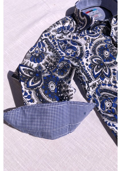 Yeni Sezon Şal Desenli Uzun Kol Çocuk Gömlek fırsatları