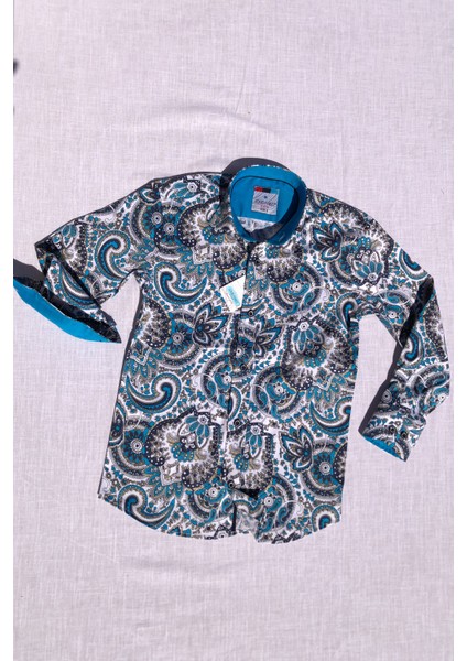 Yeni Sezon Şal Desenli Uzun Kol Çocuk Gömlek fiyatları