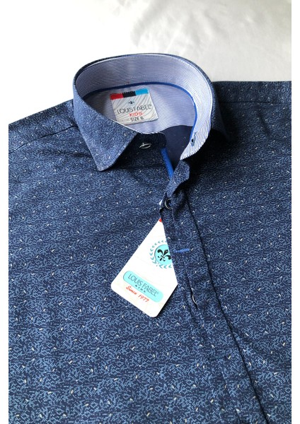 Yuvarlak Çizgili Kısa Kol Çocuk Gömleği fiyatları