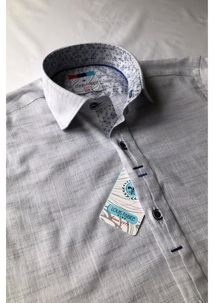 Keten Görünümlü Kısa Kol Çocuk Gömleği fiyatları