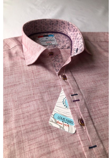 Keten Görünümlü Kısa Kol Çocuk Gömleği fiyatları