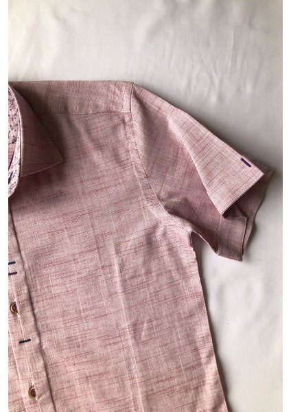 Keten Görünümlü Kısa Kol Çocuk Gömleği fırsatları