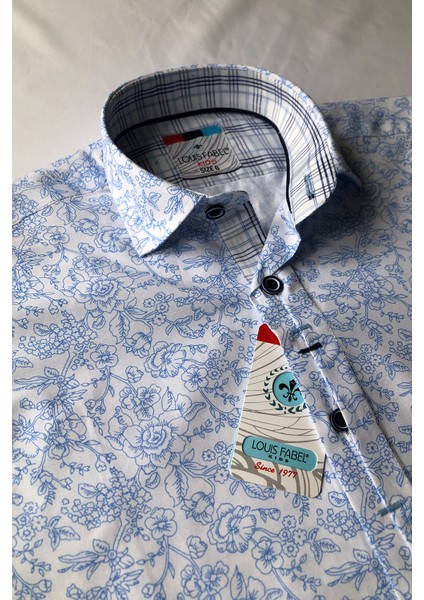 Çiçekli Kısa Kol Çocuk Gömleği fiyatları