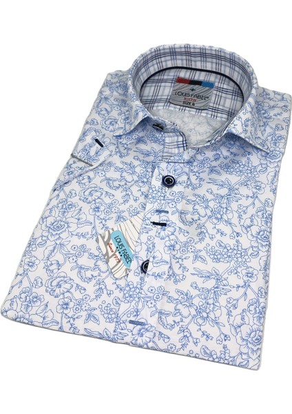 Çiçekli Kısa Kol Çocuk Gömleği indirimleri