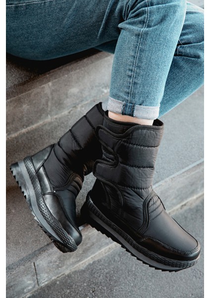 Ayakkabı Alves Unisex Kadın Kar Botu Içi Kürklü Cırt Cırtlı Kaymaz Taban Ayakkabı fiyatları