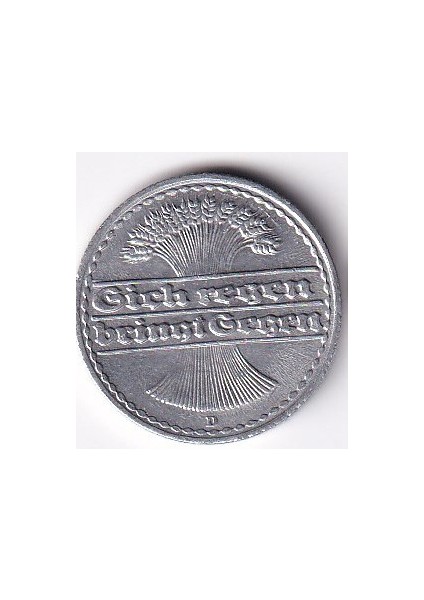 1921 Almanya 50 Reich Pfennig Çil Kondisyon (Unc)