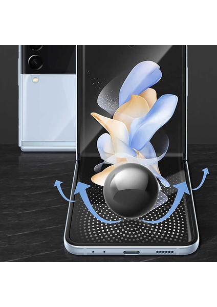 Samsung Galaxy Z Flip 4 Uyumlu Ekran Koruyucu Kırılmaz Cam Side Glass indirimleri