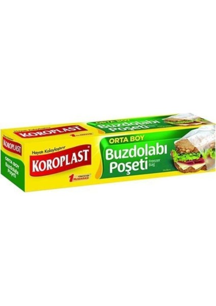 Orta Boy 20'li Buzdolabı Poşeti