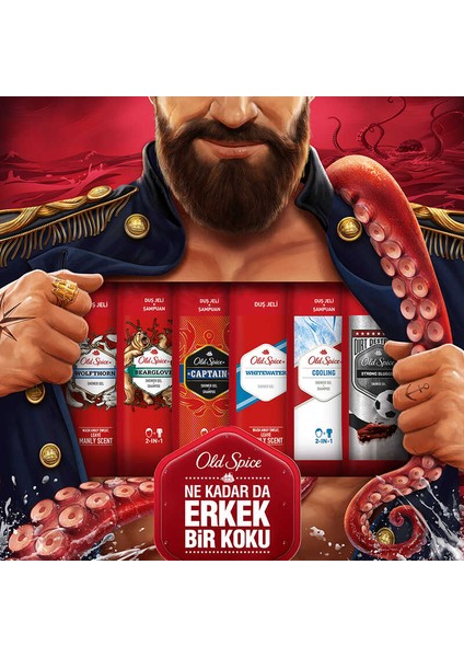 Erkek Duş Jeli,erkek Şampuanı,old Spice
