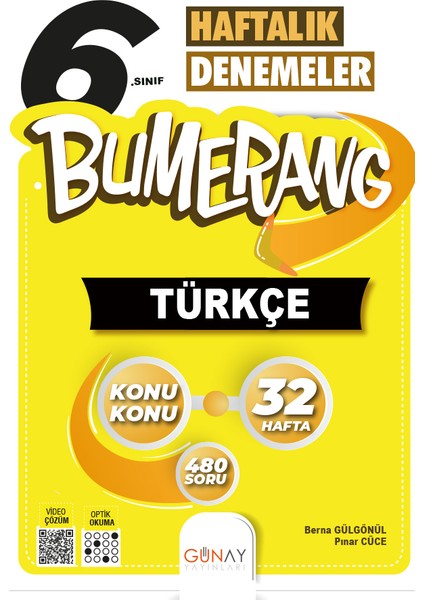 6. Sınıf Türkçe Bumerang Deneme