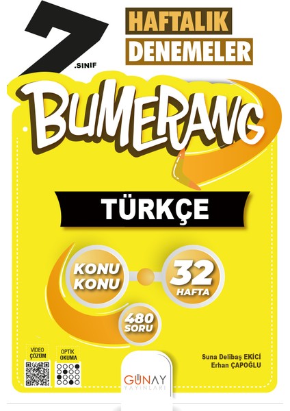 7. Sınıf Türkçe Bumerang Deneme