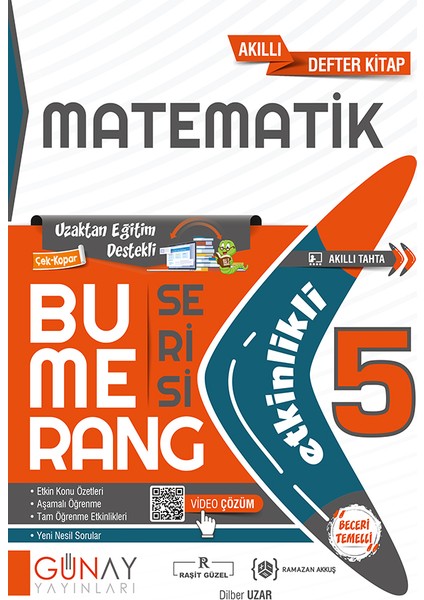 5. Sınıf Matematik Bumerang Etkinlikli Defter