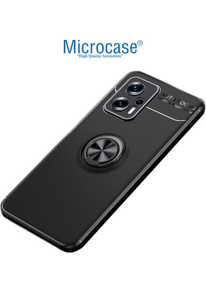 Xiaomi Redmi Note 11T Pro Focus Serisi Yüzük Standlı Silikon Kılıf - Siyah fiyatları