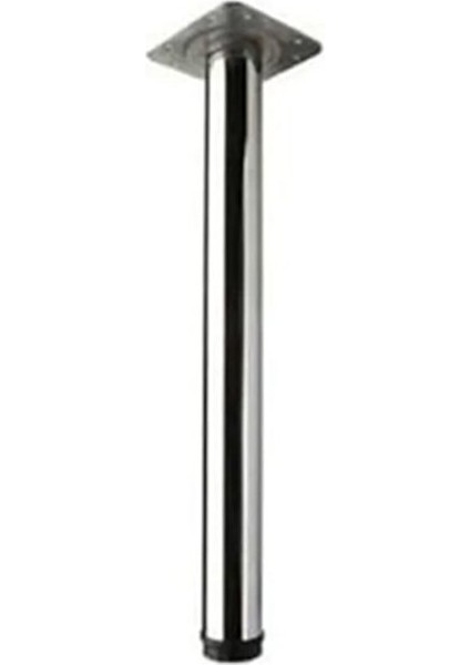 Masa Ayağı 71-74 cm Ayarlı Ø60MM Çap Metal Krom Renk