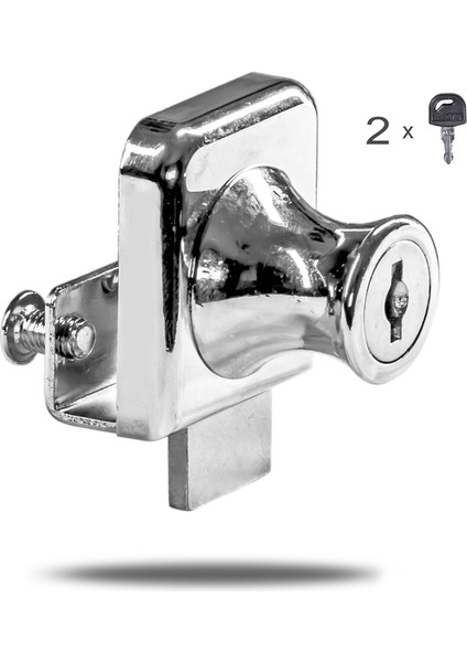 407 Cam Kapak Kilidi Dolap Kilit