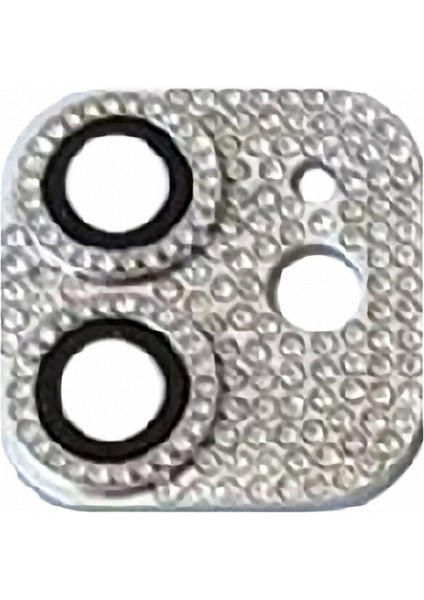 Apple Iphone 12 Mini Için Renkli Taşlı Kamera Lens Koruyucu