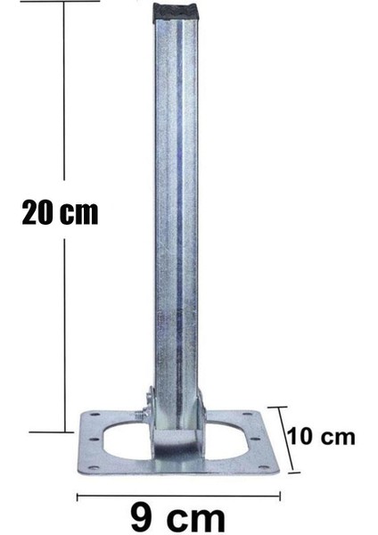Sofra Ayağı Metal Çinko Katlanır Yer Sofrası Sini Altı 20 cm