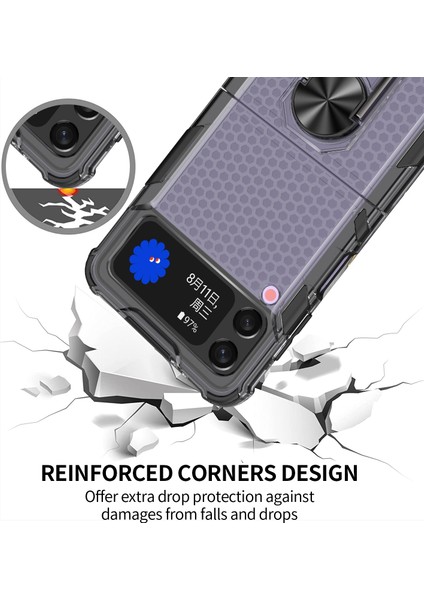 Honeycomb Pc + Tpu Kılıf Samsung Galaxy Z Flip3 5g Mavi (Yurt Dışından) fırsatları