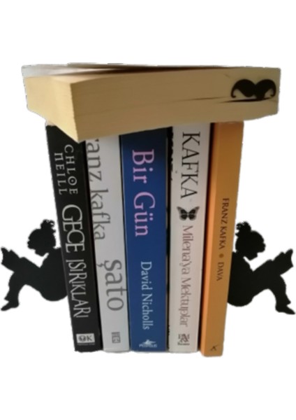 Dekoratif Kitap Okuyan Kız Figürlü Metal Kitap Tutucu 2'li Paket(Kitap Ayracı Hediyeli). fiyatları