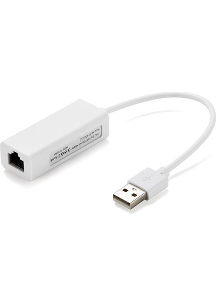 USB 2.0 Ethernet Ağ Lan Karti Adaptörü RJ45 Pc Laptop Macbook Çevirici Dönüştürücü