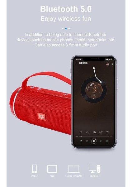 40 W Taşınabilir Bluetooth Hoparlör Subwoofer Açık Su Geçirmez Kablosuz Hoparlör USB Tf Fm Yardımcı Mikrofon Mp3 Müzik Cente ile (Yurt Dışından)