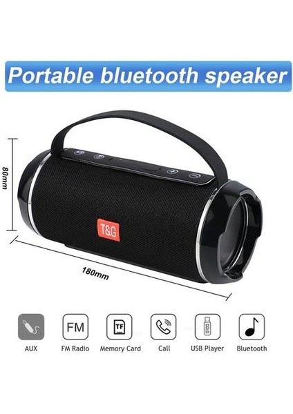 40 W Taşınabilir Bluetooth Hoparlör Subwoofer Açık Su Geçirmez Kablosuz Hoparlör USB Tf Fm Yardımcı Mikrofon Mp3 Müzik Cente ile (Yurt Dışından)