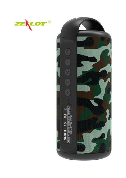 Bluetooth Hoparlör Taşınabilir Bas Boombox Kablosuz Hoparlör Subwoofer Destek Tf Kart, USB Sürücü (Yurt Dışından)