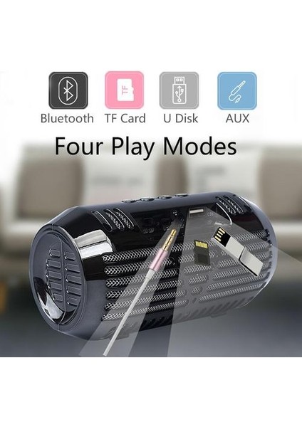Taşınabilir Bluetooth Hoparlörler Stereo Mini Fm Radyo ile Kablosuz Hoparlör USB Sd Kart Aux Mp3 Müzik Telefon Için Subwoofer Sütun Oynamak (Yurt Dışından) fiyatları