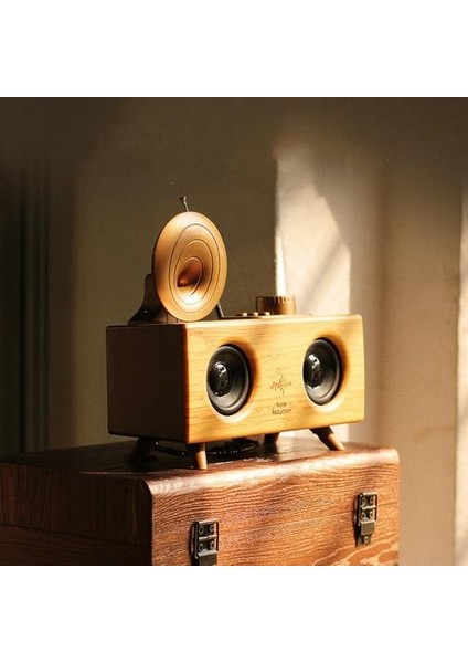Ev Kablosuz Bluetooth Hoparlör 10 W Yüksek Güç Subwoofer Hoparlör Süper Bas 3D Surround Ses Desteği Tf / USB / Aux / Fm (Yurt Dışından)