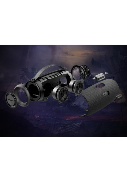 Siyah Taşınabilir Kablosuz Hıfı Hoparlör Bluetooth Hoparlör Subwoofer Hoparlörler Mıc Desteği ile Tf Kart, Aux, USB Flash Sürücü (Yurt Dışından) fırsatları