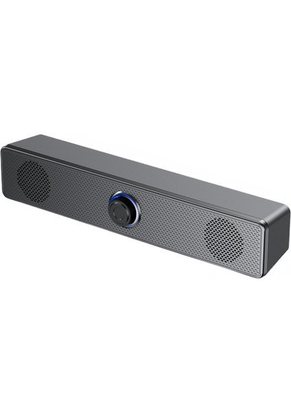 Siyah Stereo Müzik Surround Hoparlör USB Bluetooth Hoparlör Kablolu Hoparlör Kablosuz Hoparlör Bas Stereo Subwoofer Hoparlör Doğrudan (Yurt Dışından)