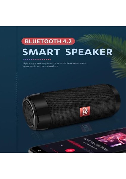 Fm Radyo ile Taşınabilir Bluetooth Mini Sütun Hoparlör Su Geçirmez Subwoofer Müzik Merkezi Kablosuz Loundpeakers Telefon Tutucu (Yurt Dışından) fırsatları