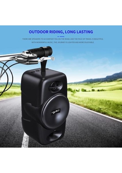 Kablosuz Bluetooth Hoparlör Taşınabilir Hoparlör Bluetooth Güçlü Yüksek Açık Bas Hifi Tf Fm Radyo ile Hi Res 10W Ses (Yurt Dışından)