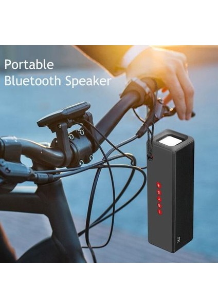 Kablosuz Bluetooth Hoparlörler Taşınabilir Açık Bas Sütun Su Geçirmez Destek Tf USB Aux Bilgisayar Hoparlör Subwoofer (Yurt Dışından)