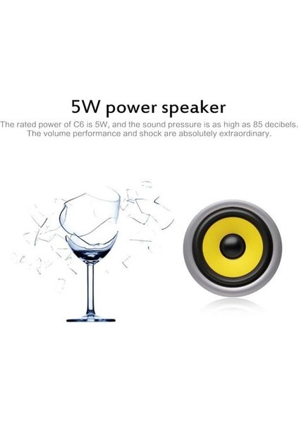 Taşınabilir Bluetooth Hoparlör Subwoofer Hoparlör Şarkıcı Için Su Geçirmez Yüksek Kalite Stereo Ses Açık Hava Aktiviteleri (Yurt Dışından)