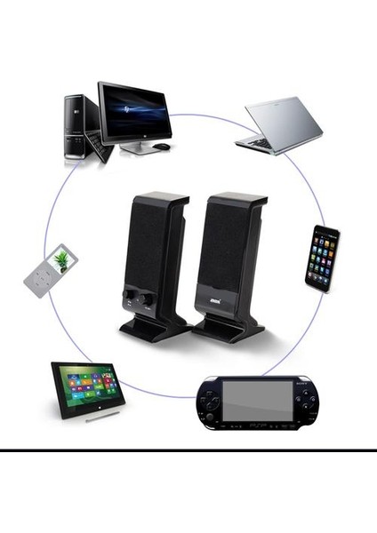 Siyah Mini Bilgisayar Hoparlör USB Kablolu Hoparlörler 3D Stereo Sütun Ses Surround Tv Pc Laptop Dizüstü Hoparlörler Için Hoparlörler (Yurt Dışından) fiyatları