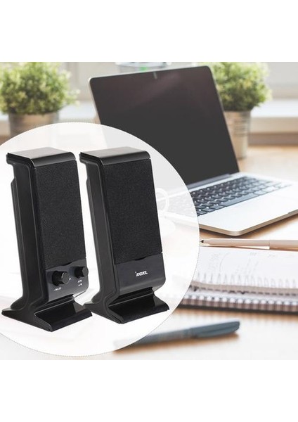 Siyah Mini Bilgisayar Hoparlör USB Kablolu Hoparlörler 3D Stereo Sütun Ses Surround Tv Pc Laptop Dizüstü Hoparlörler Için Hoparlörler (Yurt Dışından) fırsatları
